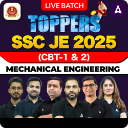 Toppers 1.0 - SSC JE 2025 (Mechanical Engineering) | Bilingual | Online Live Classes by Adda 247
